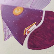 Mi Proyecto del curso: Técnicas de ilustración con acuarela y gouache. @txiplitxaplailustracion @txiplitxaplapum. Traditional illustration, Fine Arts, Painting, Watercolor Painting, Children's Illustration, and Gouache Painting project by Verónica García Revuelta - 04.19.2021