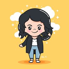 Mi Proyecto del curso: Diseño de personajes estilo kawaii Ein Projekt aus dem Bereich Digitale Illustration von Emanuel Arratia - 19.04.2021