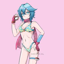 Pokemon Girl . Traditional illustration project by Akiro Art - 04.19.2021