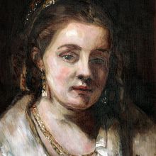 Estudio de Rembrandt. Artes plásticas, Desenho de retrato, Desenho realista, e Pintura a óleo projeto de Begoña Blázquez Parro - 19.04.2021
