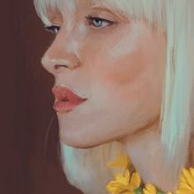 DIGITAL PAINT// Karina by xenia.lau. Un proyecto de Dibujo de Retrato, Dibujo digital y Dibujo realista de Grethel Balladares - 19.04.2021