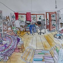 Sketchbook. Traditional illustration, Drawing, Portrait Drawing, and Sketchbook project by Jenny Gebauer - 04.19.2021