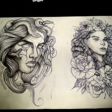 Mi Proyecto del curso: Tatuaje para principiantes. Projekt z dziedziny Trad, c i jna ilustracja użytkownika carlos mauro fuentes - 20.04.2021