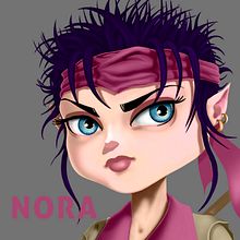 Nora: Nuevo proyecto. Concept Art, Digital Drawing, Character Design, and Digital Illustration project by Francisco Javier Llobregat Garcia - 04.20.2021