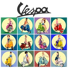 Mundo Vespa: Nuevo proyecto. Digital Drawing, Character Design, Traditional illustration, and Digital Illustration project by Francisco Javier Llobregat Garcia - 04.20.2021
