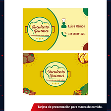 Tarjeta de presentación para marca de comida.. Un progetto di Br, ing, Br, identit, Design e Graphic design di Andres Sequera - 20.04.2021