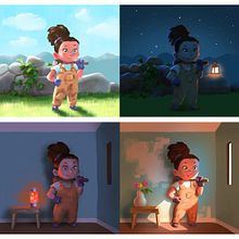 My project in Lighting Principles for Digital Painting course. Un progetto di Illustrazione digitale di Emiliya Yaneva - 20.04.2021