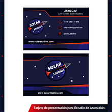 Diseño de tarjeta de presentación.. Een project van  Br, ing en identiteit,  Ontwerp y Grafisch ontwerp van Andres Sequera - 20.04.2021