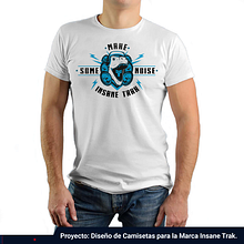 Diseño de Camisetas para la Marca Insane Trak.. Een project van  Ontwerp, Logo-ontwerp,  Modeontwerp y Grafisch ontwerp van Andres Sequera - 20.04.2021