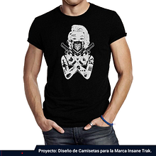 Diseño de Camisetas para la Marca Insane Trak.. Een project van  Ontwerp, Logo-ontwerp,  Modeontwerp y Grafisch ontwerp van Andres Sequera - 20.04.2021