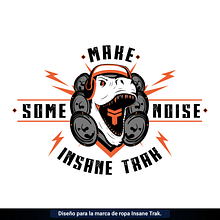 Diseños para la Marca de Ropa Insane Trak.. Een project van  Ontwerp, Logo-ontwerp, Grafisch ontwerp, T y pografisch ontwerp van Andres Sequera - 20.04.2021