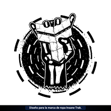 Diseños para la Marca de Ropa Insane Trak.. Een project van  Ontwerp, Logo-ontwerp y Grafisch ontwerp van Andres Sequera - 20.04.2021