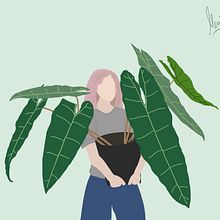 Desirable plant and me. Un progetto di Illustrazione botanica, Illustrazione digitale e Illustrazione tradizionale di Tanya Meschcerina - 20.04.2021