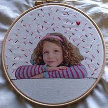 My project in Photo Embroidery on Fabric course. Embroider project by Laetitia RDG - 04.20.2021