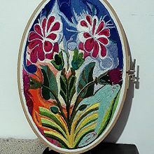 Técnica de bordado con paso atrás. Un proyecto de Bordado y Diseño textil de Cecilia Astudillo - 28.04.2021