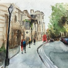 Mi Proyecto del curso: Paisajes urbanos en acuarela. Watercolor Painting project by Veronica Carrasco - 04.21.2021