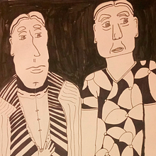 Sketchbook #2: Trabajos con tinta y colores . Un progetto di Belle arti, Disegno, Disegno artistico e Disegno di ritratti di Julián Enriquez - 21.04.2021