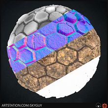 Mi Proyecto del curso: Introducción a la creación de texturas con Substance Designer. 3D Design, and Video Games project by Roberto Diaz - 04.21.2021