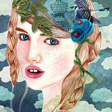 Mi Proyecto del curso: Retrato ilustrado en acuarela. Watercolor Painting project by DECROIX Carole - 04.21.2021