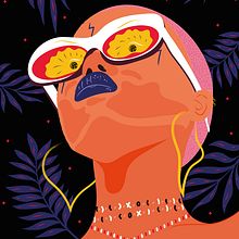 Glow in dark poster. Traditional illustration, and Poster Design project by Radu F. - 04.21.2021