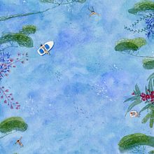 Ocean Calm. Traditional illustration project by Tuấn Trần - 04.21.2021