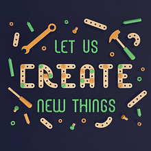 Let Us Create New Thongs - 3D Lettering . 3D, 3D Design, Traditional illustration, Lettering, 3D Lettering, and 3D Modeling project by Camilo Belmonte - 04.21.2021