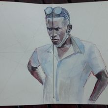 IBO. Een project van  Portrettekening van Marcos Nunez - 29.04.2021