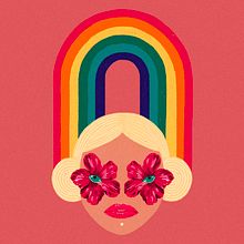 Flower girls. Digital Illustration project by Paola Giuntini - 04.21.2021
