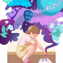 Mi Proyecto del curso: Ilustración digital con influencia manga. Projekt z dziedziny Kreat, wność,  R, sunek, R, sunek c, frow, Manga, Malarstwo c i frowe użytkownika Fernanda Pardo - 21.04.2021