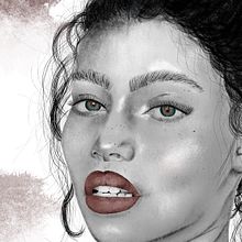 My project in Illustrated Portraits with Procreate course . % Andrea Leis tarafından hazırlanan Dijital İllüstras, Ve on projesi - 04.21.2021