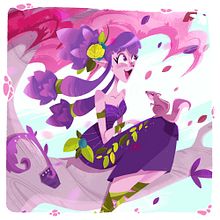 Mi Proyecto: Selene disfrutando la música del Bosque. Un progetto di Illustrazione tradizionale, Disegno, Illustrazione digitale, Teoria del colore, Animazione, Animazione 2D, Animazione di personaggi, Character design, Arte concettuale e Fumetto di Maximiliano Enrique González Vásquez - 07.05.2021