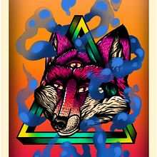 Raposa sapiente, ilustração digital. . Artă stradală, Desen digital, Ilustrație tradițională & Ilustrație digitală de Diogo Gomes da Silva - 04.22.2021