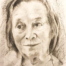 Charcoal a sweet portrait of a friend of mine, a sweet old lady that I adore.. Artistic Drawing, Drawing, and Portrait Drawing project by Vincenzo Gulina - 04.23.2021