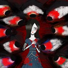 ¿Quién mira?. Un progetto di Creatività, Disegno, Disegno artistico e Disegno digitale di Nicole Gomez Toriz - 18.04.2021