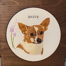 Mi Proyecto del curso: Needle painting . Een project van Haken van nathalia lasley - 22.04.2021