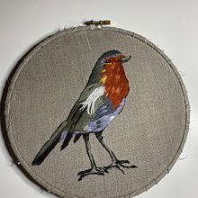 Mi Proyecto del curso: Pintar con hilo: técnicas de ilustración textil. Een project van Sieradenontwerp van nathalia lasley - 22.02.2021