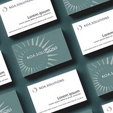 KOA SOLUTIONS. Een project van  Br, ing en identiteit, Logo-ontwerp y Grafisch ontwerp van dalos estudio - 22.04.2021