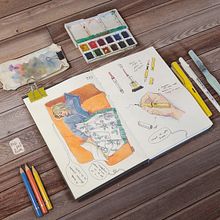 Mi Proyecto del curso: Urban Sketching: expresa tu mundo con una nueva perspectiva. Un proyecto de Ilustración tradicional y Sketchbook de Niabellum - 22.04.2021