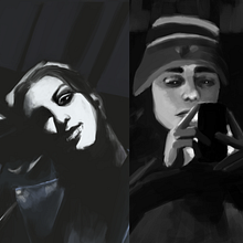 Light & Shadow. Ilustração tradicional, Ilustração digital, Desenho digital, e Pintura digital projeto de Aline A. M. Zoccal - 27.03.2021