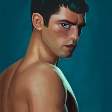 Ilustración gay vintage para magazine. Un proyecto de Ilustración tradicional e Ilustración digital de Antonio Ufarte - 22.04.2021