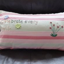 Nagina’s cushion . Embroider, and Sewing project by Sally G-Adams - 04.22.2014