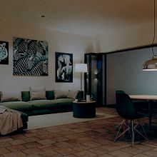 Mi Proyecto del curso: Visualización arquitectónica con V-Ray Next para SketchUp. 3D Modeling project by Catalina Navarro - 04.23.2021