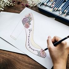 Mina Talancon - Zapato personalizado. Br, ing, Identit, Vector Illustration & Instagram Marketing project by R Gabriela Hernandez V - 04.23.2021