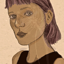 My project in Illustrated Portraits with Procreate course. Un progetto di  di Linda Ekvall - 23.04.2021