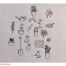 Progetto “Verde” di Simona. Drawing project by Simona e Maria - 04.23.2021