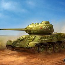 T-34/85. Un proyecto de Ilustración tradicional de Rubén Megido - 22.04.2021