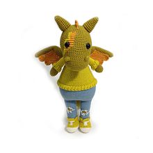 Ziggy the Dragon . Arte și meșteșuguri, Croșetat, DIY și Design de jucării de Ozlem Yildiz Teke - 12.01.2017