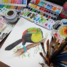 Retrato animal. Un progetto di Illustrazione tradizionale e Pittura ad acquerello di Pamela Marín Muñoz - 23.04.2021