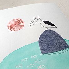 Aves curiosas. Embroider, Drawing, Traditional illustration, Children's Illustration, and Watercolor Painting project by Juliana de Cássia Ribeiro - 04.23.2021