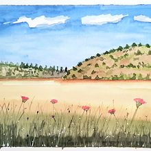 Mi Proyecto del curso: Cuaderno de viaje en acuarela _Grecia. Artistic Drawing, and Watercolor Painting project by Karina Rosmery Lozano Rodríguez - 04.23.2021